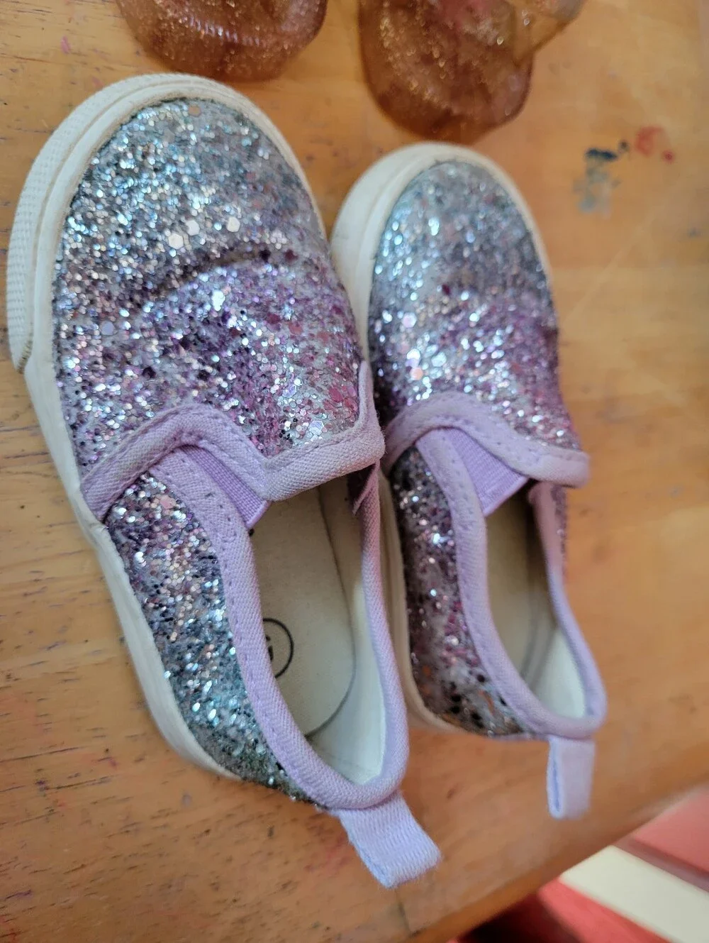 Glittery Girls Shoes Size 5, Sandals And Shoes